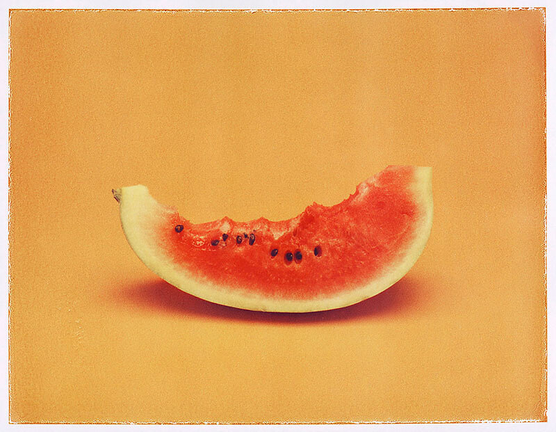 Stillleben einer Melone aus der Serie "von Anfang bis Ende"